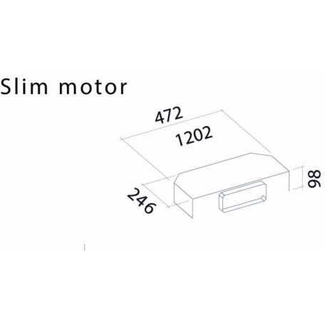 Falmec 2M SLIM Keskeny motor