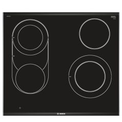   Bosch PKM675DP1D Beépíthető Kerámia főzőlap Fém keretes,7800 W,Érintőszenzoros,Gyerekzár,
