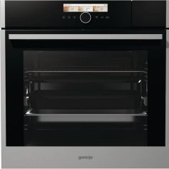   Gorenje BCS798S24X Beépíthető Gőzsütő 16 funkcióval,73 L,Teleszkópos sütősín,Könnyen tisztítható