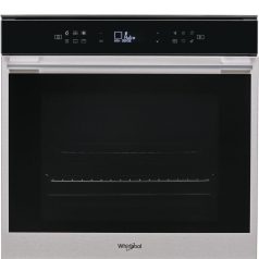   Whirlpool W7 OM4 4S1 P Beépíthető Sütő,73 L,Teleszkópos sütősínnel,Pirolitikus