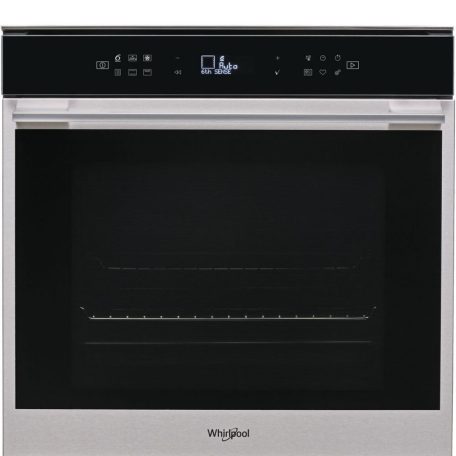 Whirlpool W7 OM4 4S1 P Beépíthető Sütő,73 L,Teleszkópos sütősínnel,Pirolitikus