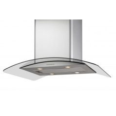   Cata ISLA GAMMA GLASS/X LED Sziget páraelszívó LED világítás 1 db motor,1200 m3/h,50-65 dB,90 cm széles,A