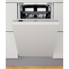   Whirlpool WSIC 3M27 C Beépíthető mosogatógép, 10 teríték,9 L,7 prog.,47 dB,E,Felső evőeszk.,45 cm,Digit.kijelző