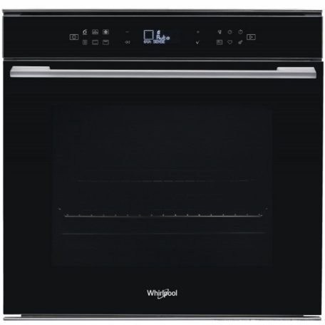 Whirlpool W7 OM4 4S1 P BL Beépíthető Sütő 8 funkcióval,73 L,Teleszkópos sütősín,Pirolitikus