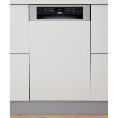   Whirlpool WSBO 3O34 PF X Beépíthető mosogatógép, 10 teríték,9 L,8 prog.,44 dB,D,Felső evőeszk.,45 cm,Digit.kijelző, Autom.ajtónyit.