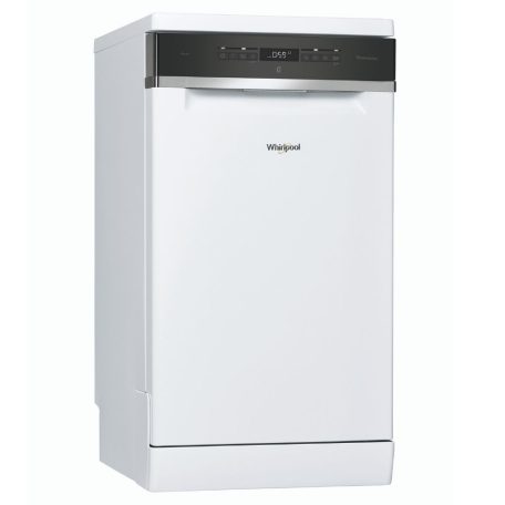 Whirlpool WSFO 3O34 PF Szabadonálló mosogatógép 10 teríték,9 L,7 prog.,44 dB,D,Felső evőeszk.,45 cm,Digit.kijelző, Autom.ajtónyit.