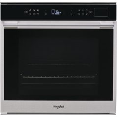   Whirlpool W7 OS4 4S1 H Beépíthető Gőzsütő 12 funkcióval,73 L,Teleszkópos sütősín nélkül,Gőztisztítás