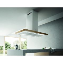   Elica BIO ISLAND WH/A/120 ROVERE Sziget páraelszívó fehér LED világítás 1 db motor,757 m3/h,32-69 dB,119.8 cm széles,A+