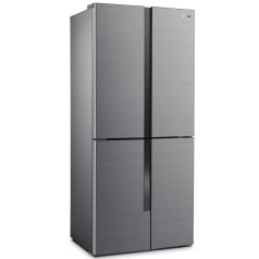   Gorenje NRM8182MX 4 ajtós hűtőszekrény fagyasztóval E,265L/129L,Nofrost,42 dB,Szél: 79.4 cm,Mag: 181.6 cm,Mély: 64.3 cm