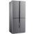 Gorenje NRM8182MX 4 ajtós hűtőszekrény fagyasztóval E,265L/129L,Nofrost,42 dB,Szél: 79.4 cm,Mag: 181.6 cm,Mély: 64.3 cm