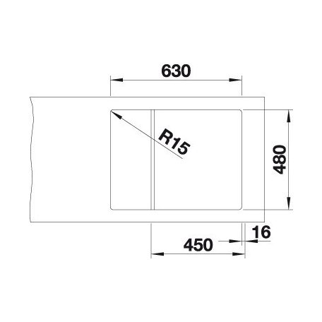 Blanco ELON 45S Silgránit Tartufo színű Gránit mosogatótál (524831)