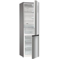   Gorenje NRK6202AXL4 Alulfagyasztós hűtőszekrény E,235 L/96 L,Nofrost,38 dB,Szél: 60 cm,Mag: 200 cm,Mély: 59.2cm