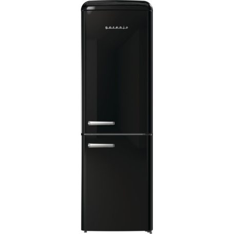 Gorenje ONRK619DBK Alulfagyasztós hűtőszekrény D,204L/96L,Nofrost,37 dB,Szél: 60 cm,Mag: 194 cm,Mély: 66.1 cm