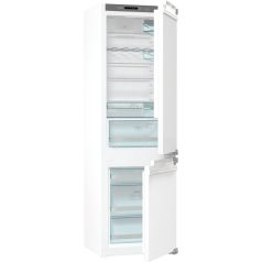   Gorenje NRKI518EA1 Beépíthető Alulfagyasztós hűtőszekrény E,180L/68L,Nofrost,39 dB,Szél: 56 cm,Mag: 177.5 cm,Mély: 56 cm