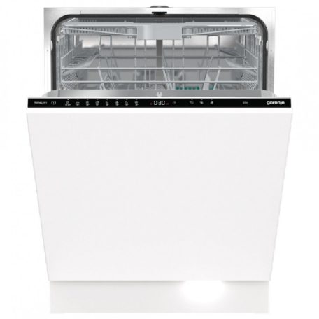 Gorenje GV663D60 Beépíthető mosogatógép, 16 teríték,11 L,8 prog.,44 dB,D,Felső evőeszk.,60 cm,Digit.kijelző, Autom.ajtónyit.