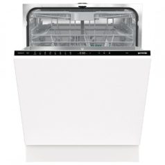   Gorenje GV663C60 Beépíthető mosogatógép, 16 teríték,9.6 L,8 prog.,44 dB,C,Felső evőeszk.,60 cm,Digit.kijelző, Autom.ajtónyit.