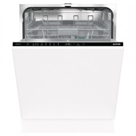 Gorenje GV642D61 Beépíthető mosogatógép, 14 teríték,9.7 L,8 prog.,44 dB,D,Alsó evőeszk.,60 cm,Digit.kijelző, Autom.ajtónyit.