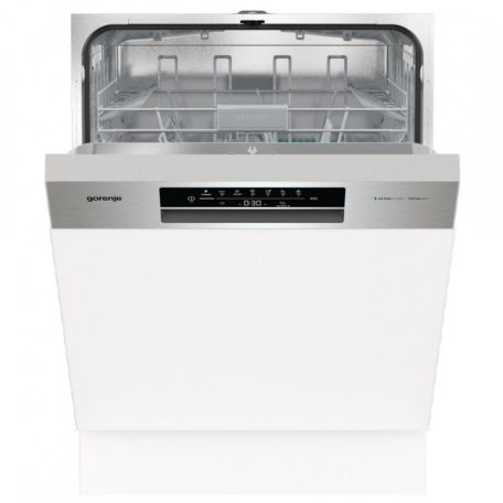 Gorenje GI642D60X Beépíthető mosogatógép, 14 teríték,9.7 L,6 prog.,44 dB,D,Alsó evőeszk.,60 cm,Digit.kijelző, Autom.ajtónyit.