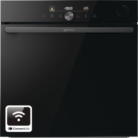 Gorenje BPSA6747DGWI Beépíthető Sütő 12 funkcióval,77 L,Teleszkópos sütősín,Pirolitikus