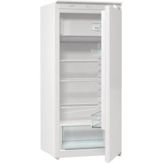   Gorenje RBI412EE1 Beépíthető Egyajtós hűtőszekrény fagyasztóval, E,165L/15L,Nofrost nélkül,39 dB,Szél: 54 cm,Mag: 122.5 cm,Mély: 54.5 c