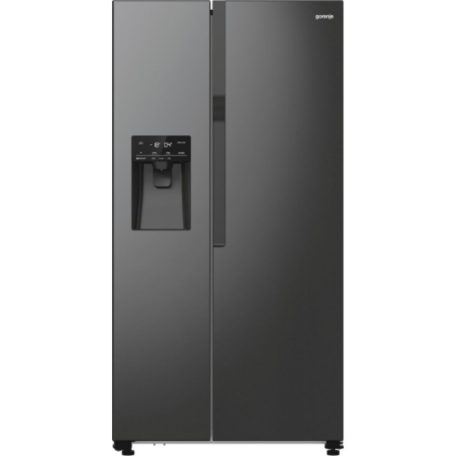 Gorenje NRR9185ESBXL Side-by-side hűtőszekrény E Energiaosztály, Hűtő: 376L, Fagyasztó: 190L, Nofrost, Zajszint: 39 dB, Szél: 91.5 cm, Mag: 178.6 cm, Mély: 69.8 cm, Digitális kijelzővel