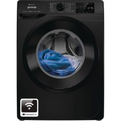   Gorenje WPNEI84A1SW/B Elöltöltős mosógép A Energiaosztály, 8 kg, Normál mélység, 1400 fordulat/perc, Centrifugálási zajszint: 76 dB, Inverter motor, Gőzfunkcióval