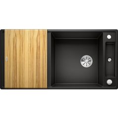   Blanco AXIA III XL 6S Silgránit Fekete színű fa tart.Gránit mosogatótál (525858)