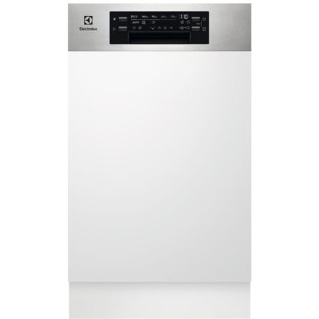 Electrolux EEM43300IX Beépíthető mosogatógép, 10 teríték,9.9 L,8 prog.,44 dB,D,Felső evőeszk.,45 cm,Digit.kijelző, Autom.ajtónyit.