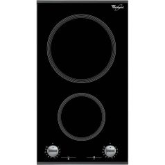   Whirlpool AKT 360 IX Beépíthető Kerámia főzőlap Keret nélküli,3500 W,Mechanikus vezérlés,Gyerekzár nélkül,nélkül,1 fázisra köthető