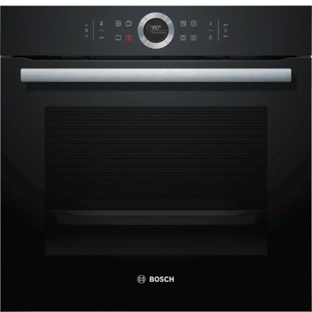 Bosch HBG635BB1 Beépíthető Sütő 13 funkcióval,71 L,Teleszkópos sütősín nélkül,Hidrolitikus öntisztítás