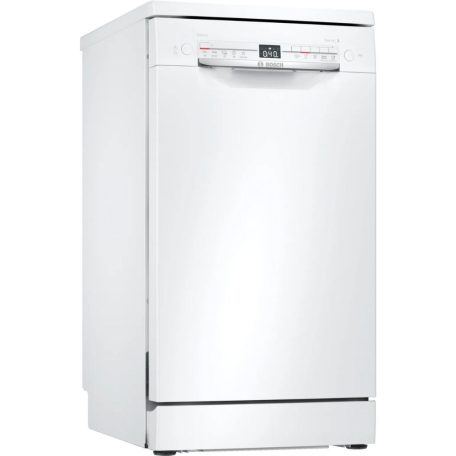 Bosch SPS2IKW10E  Szabadonálló mosogatógép 9 teríték, 9.5 L fogyasztás, 5 program,  48 db zajszint, F energiaosztály, Alsó evőeszköztartó kosár, 45 cm, Digit. kijelző