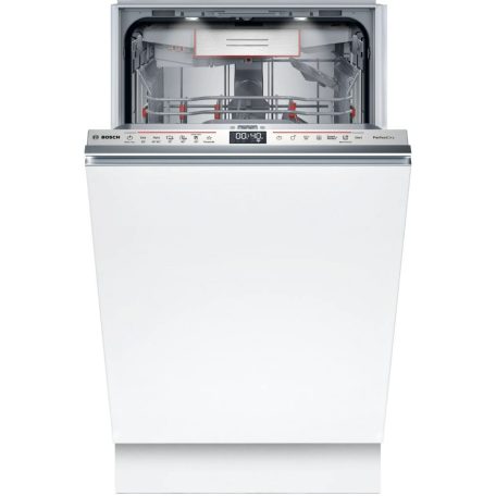 Bosch SPV6YMX08E Beépíthető mosogatógép, 10 teríték,8.5 L,6 prog.,43 dB,B,Felső evőeszk.,45 cm,Digit.kijelző, Autom.ajtónyit.nélkül