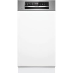   Bosch SPI6EMS17E Beépíthető mosogatógép, 10 teríték,8.9 L,8 prog.,44 dB,C,Felső evőeszk.,45 cm,Digit.kijelző, Autom.ajtónyit.