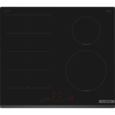 Bosch PIX631HC1E Beépíthető Indukciós főzőlap Keret nélküli,7400 W,Érintőszenzoros,Gyerekzár,2 fázisra köthető