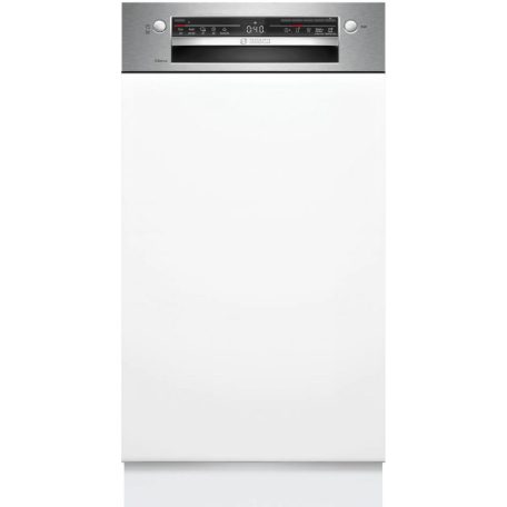 Bosch SPI2HKS42E Beépíthető mosogatógép, 10 teríték,8.9L,5 prog.,46 dB,E,Alsó evőeszk.,60 cm,Digit.kijelző, Autom.ajtónyit.nélkül