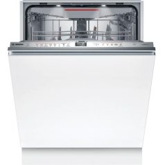   Bosch SMV6ZCX16E Beépíthető mosogatógép, 14 teríték,9 L,8 prog.,40 dB,B,Felső evőeszk.,60 cm,Digit.kijelző, Autom.ajtónyit.nélkül