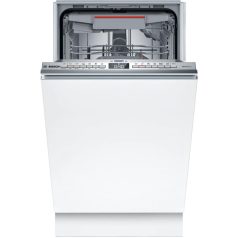   Bosch SPT4EMX24E  Beépíthető mosogatógép, bútorlap nélkül 10 teríték, 8.9 L fogyasztás, 6 program,  44 db zajszint, C energiaosztály, Felső evőeszköztartó tálca, 60 cm, Digit. kijelző