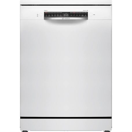 Bosch SMS4HVW00E Szabadonálló mosogatógép 14 teríték,9 L,6 prog.,46 dB,D,Felső evőeszk.,60 cm,Digit.kijelző, Autom.ajtónyit.nélkül