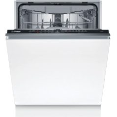   Bosch SMV2HVX02E Beépíthető mosogatógép, 14 teríték,9 L,5 prog.,46 dB,D,Felső evőeszk.,60 cm,Digit.kijelző, Autom.ajtónyit.nélkül