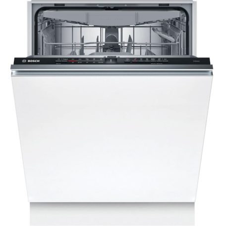 Bosch SMV2HVX02E Beépíthető mosogatógép, 14 teríték,9 L,5 prog.,46 dB,D,Felső evőeszk.,60 cm,Digit.kijelző, Autom.ajtónyit.nélkül