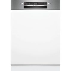   Bosch SMI2HVS02E Beépíthető mosogatógép, 14 teríték,9 L,5 prog.,46 dB,D,Felső evőeszk.,60 cm,Digit.kijelző, Autom.ajtónyit.nélkül