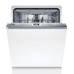   Bosch SBH4ECX28E  Beépíthető mosogatógép, bútorlap nélkül 14 teríték, 9 L fogyasztás, 6 program,  42 db zajszint, A energiaosztály, felső evőeszköztartó tálca, 60 cm, Digit. kijelző