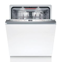   Bosch SMV6ECX10E Beépíthető mosogatógép, bútorlap nélkül 14 teríték, 9 L fogyasztás, 8 program,  42 db zajszint, A energiaosztály, evőeszköztartó fiók, 59.8 cm, Digit. kijelző