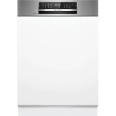   Bosch SMI6ECS10E Beépíthető mosogatógép, bútorlap nélkül 14 teríték, 9 L fogyasztás, 8 program,  42 db zajszint, A energiaosztály, Felső evőeszköztartó tálca, 60 cm, Digit. kijelző