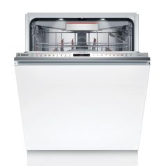   Bosch SMV8ECX01E Beépíthető mosogatógép, bútorlap nélkül 14 teríték, 9 L fogyasztás, 8 program,  42 db zajszint, A energiaosztály, Felső evőeszköztartó tálca, 60 cm, Digit. kijelző