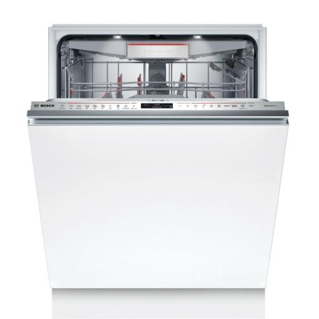 Bosch SMV8ECX01E Beépíthető mosogatógép, bútorlap nélkül 14 teríték, 9 L fogyasztás, 8 program,  42 db zajszint, A energiaosztály, Felső evőeszköztartó tálca, 60 cm, Digit. kijelző