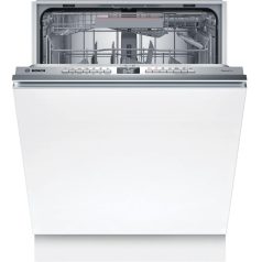   Bosch SMV4ENX06E Beépíthető mosogatógép, 13 teríték,9 L,6 prog.,42 dB, B, Alsó evőeszk.,60 cm,Digit.kijelző, Autom.ajtónyit.nélkül