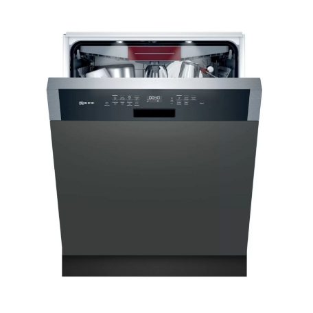 Neff S147ZCS35E Beépíthető mosogatógép, 14 teríték,9.5 L,8 prog.,42 dB,C,Felső evőeszk.,60 cm,Digit.kijelző, Autom.ajtónyit.nélkül