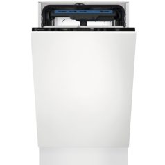   Electrolux EEM43200L Beépíthető mosogatógép, 10 teríték,9.9 L,5 prog.,44 dB,E,Felső evőeszk.,45 cm, Autom.ajtónyit.