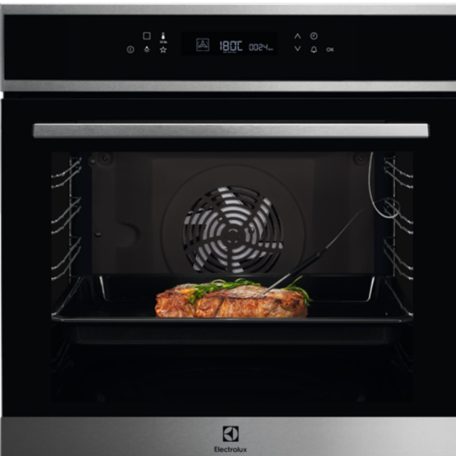 Electrolux EOE7P31X Beépíthető Sütő,72 L,Teleszkópos sütősín,Pirolitikus